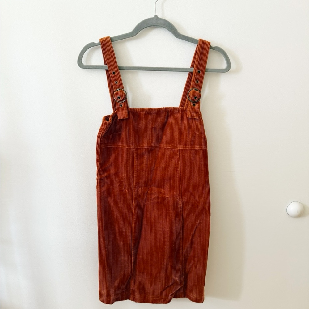 Forever 21 burnt orange Corduroy Dress